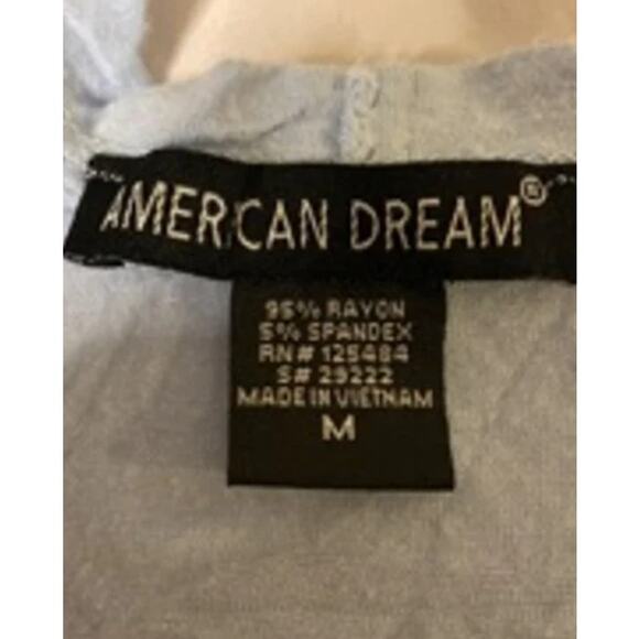 Y2K Gray Strappy Cold Shoulder Top American Dream Women’s Medium - Picture 3 of 5